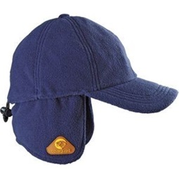Baseball sapka Covercap téli lehajtható fülrészű állítható kék