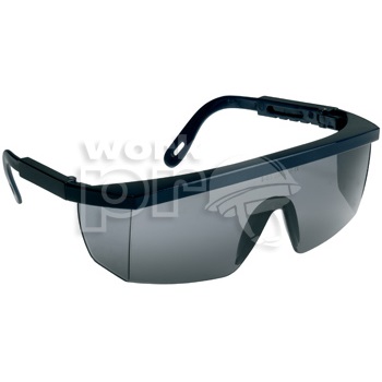 Védőszemüveg Ecolux kék keret látómező állítható szárhossz füstszínű