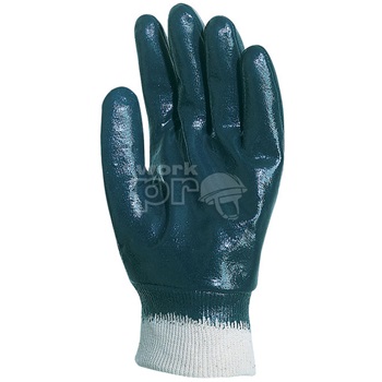 Kesztyű nitril light Eco kézháton is mártott, kék vastag nitril, passzés