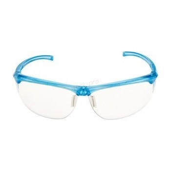 Védőszemüveg Refine 300 kisebb női arcra tervezett kék keret, állítható, karc/páramentes lencse, víztiszta