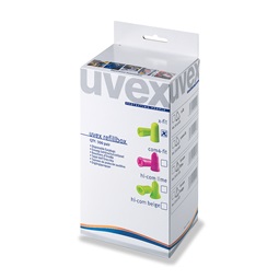 Füldugó Uvex x-fit 300 pár ömlesztve utántöltő adagolóhoz (SNR 37dB) lime