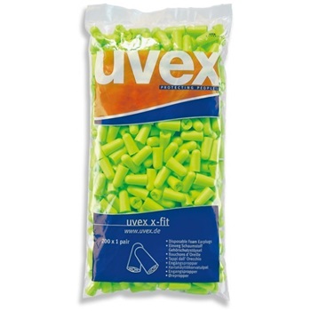Füldugó Uvex x-fit színű utántöltő adagolóhoz (SNR 37dB) lime