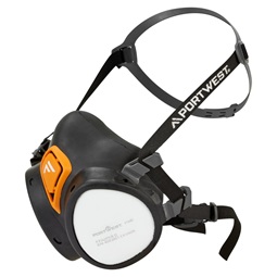 A2P3 Használatra kész félmaszk, fekete, ONE_SIZE