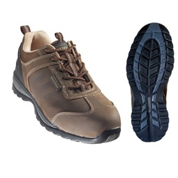 ALTAITE (S3 HRO) barna színbőr cipő, 300°C hőálló talp, kompozit kapli, Welmax t