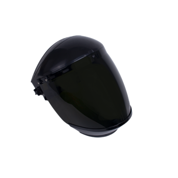 Arcvédő VISIFLEX polikarbonát/abs, füstszínű