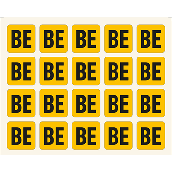 BE, vinil öntapadó, 20x20