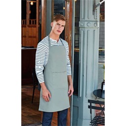 COLOURS BIB APRON WITH POCKET