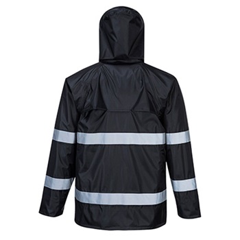 Classic Iona esőkabát, fényvisszaverő csíkkal, 100%poliészter, 210g,