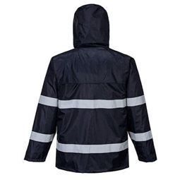 Classic Iona esőkabát, fényvisszaverő csíkkal, 100%poliészter, 210g,