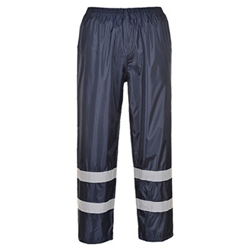 Classic Iona esőnadrág, fényvisszaverő csíkkal, 100%poliészter, 210g,