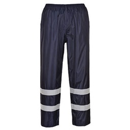 Classic Iona esőnadrág, fényvisszaverő csíkkal, 100%poliészter, 210g,