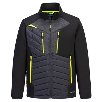 DX4 Baffle kabát, 100% nylon külsö, 75% poliészter 20% rayon, 5% elasztán kontra