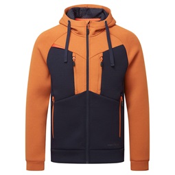 DX4 kapucnis pulóver, 75% poliészter 20% rayon, 5% elasztán, cipzáras zsebek