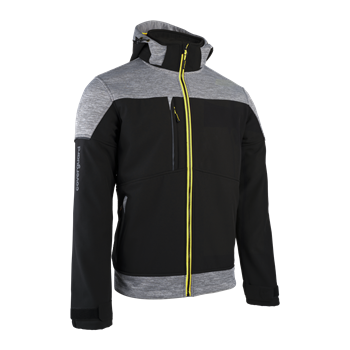 Dzseki Banjo softshell, lime cipzár