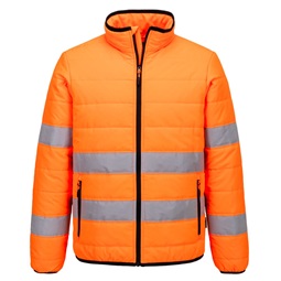 Dzseki Hi-Vis Baffle, narancs/fekete, 4XL