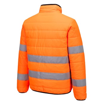 Dzseki Hi-Vis Baffle, narancs/fekete, 4XL