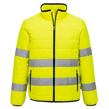 Dzseki Hi-Vis Baffle, narancs/fekete, 4XL