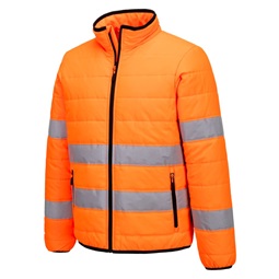 Dzseki Hi-Vis Baffle, narancs/fekete, 4XL