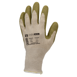 EUROHEAT GREEN LATEX MÁRTOTT ÖKO KESZTYŰ
