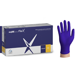 easyCare Nitril flex vizsgálókesztyű, 100db/doboz, púdermentes