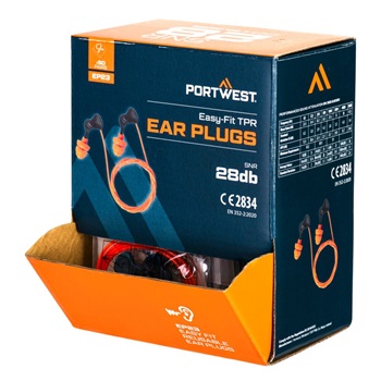 Easy Fit TPR füldugók (50 pár), narancs, ONE_SIZE