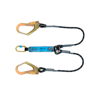 Energiaelnyelő Irudek Astun Y 100HSS (363 100) + 3 acél karabiner, szürke/fekete, 100cm