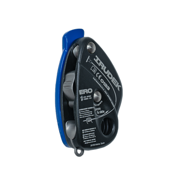 Ereszkedő eszköz Irudek ERO, 10-12mm kötélhez, fekete