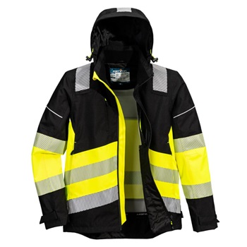 Esőkabát PW3 Hi-Vis Class 1 Extreme lélegző
