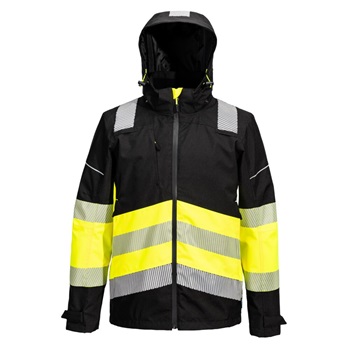 Esőkabát PW3 Hi-Vis Class 1 Extreme lélegző