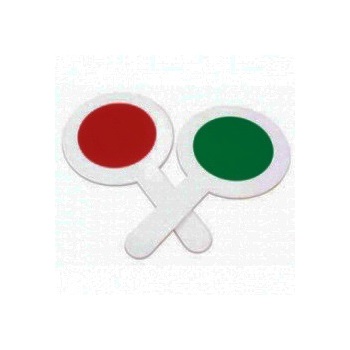Forgalomirányító jelzőtárcsa, vörös FVV / zöld FVV