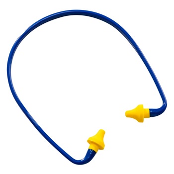 Füldugó pántos, kúpos (1 pár), sárga, ONE_SIZE