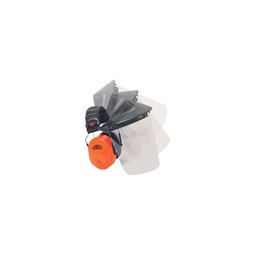 Fültok JSP Bushmaster/Pc Arcvédővel (orange ONE_SIZE)