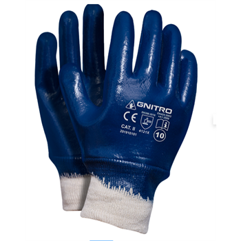 GNITRO mártott nitril kesztyű - 10 / KIFUTÓ / (kék 10)