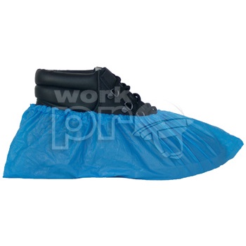 Cipővédő gumis nylon (100db/csomag) kék