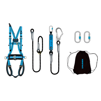 Heveder szett Irudek Everest, Light 4 + 981 + Fasten 239 + Astun I 140HSS, kék/fekete, L-XL