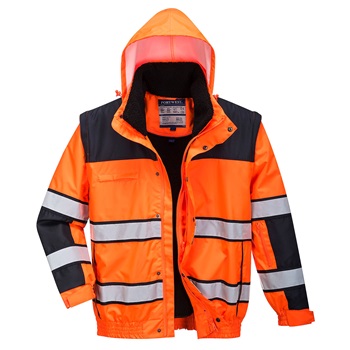 Hi-Vis Classic Bomber dzseki 3 az 1-ben