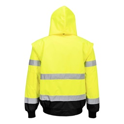 Hi-Vis Kontrast Bomber dzseki 3 az 1-ben