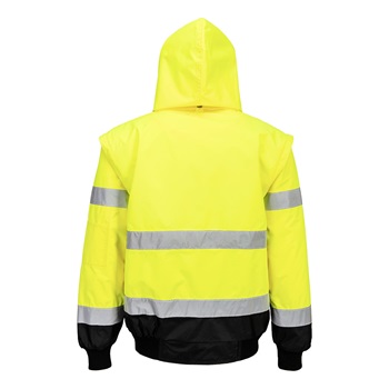 Hi-Vis Kontrast Bomber dzseki 3 az 1-ben