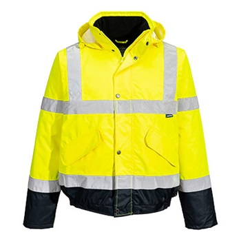 Hi-Vis kéttónusú bomber kabát