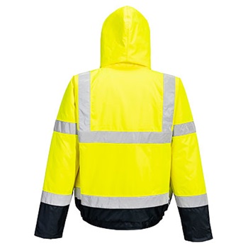 Hi-Vis kéttónusú bomber kabát