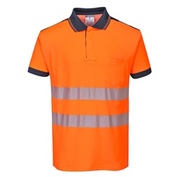 HiVis Tex Pro fényvisszaverő csíkokkal készült Cotton Comfort pólóing