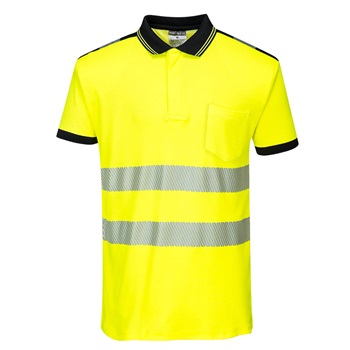 HiVis Tex Pro fényvisszaverő csíkokkal készült Cotton Comfort pólóing