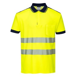 HiVis Tex Pro fényvisszaverő csíkokkal készült Cotton Comfort pólóing