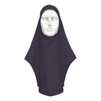 Homlokvédő balaclava, fekete, ONE_SIZE