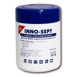 Inno-sept fertőtlenítő törlőkendő 50lap/csomag