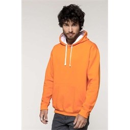 KARIBAN CONTRAST HOODED SWEATSHIRT