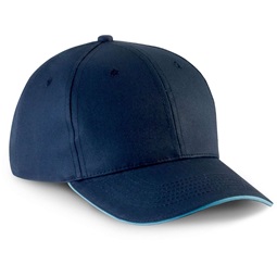 K-UP 5 paneles baseball sapka, 100% pamut, 350gr/m2, fém csatos állíthatóság