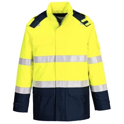 Kabát Bizflame Rain+ Hi-Vis Light Arc lángálló