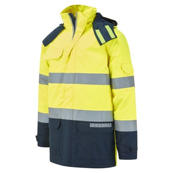 Kabát Bizflame Rain + Hi-Vis Multi-Norm Contrast FR téli