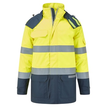 Kabát Bizflame Rain + Hi-Vis Multi-Norm Contrast FR téli